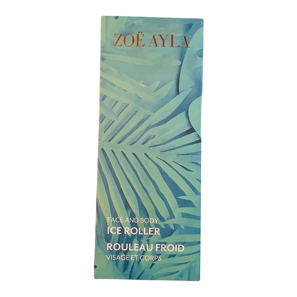Zoe Ayla Face and Body Ice Roller Lavender Cold Therapy Skin Care Tool OS